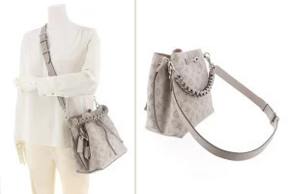 Louis Vuitton Blume Mulia Mahina Bag Shoulder Black